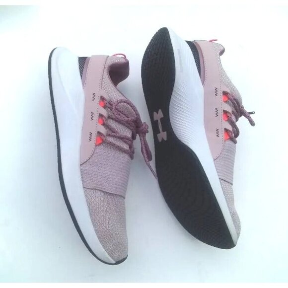 Under Armour Womens Charged Breathe Lace Sneakers Shoes Pink 3022584-602 8.5 M - Picture 3 of 8